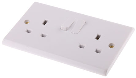 Deta - S1209S - Deta Slimline ϵ IP2X 2M  ؼȩ G  - Ӣʽ 늚 S1209S, O_P, 13A, 230V ac		