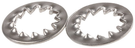 RS Pro - DIN 6798J A4 SS M10 - RS Pro P (ni)X ɉ|Ȧ DIN 6798J A4 SS M10, M10ݼy, 18mm⏽/10.5mm(ni), 0.9mm, 316, A4		