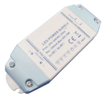 RS Pro - ECP15-500IF - RS Pro LED  ECP15-500IF, 200  240 V ݔ, 30Vݔ, 500mAݔ, 15W		