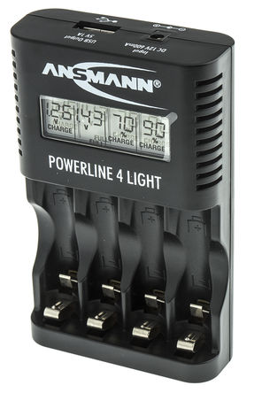 Ansmann - 1001-0011-UK520 - Ansmann 1001-0011-UK520 4 (AA)/4 (AAA) k/懚늳 늳س, W/Ӣ^		
