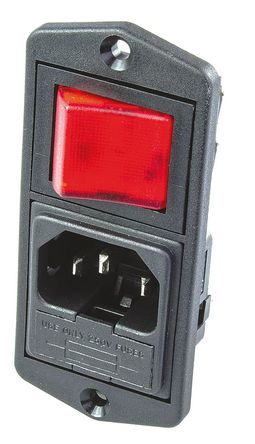 Bulgin - BVA01/Z0000/11 - Bulgin 尲b C14 IEC ^ BVA01/Z0000/11, bƬ˽, ~10A		