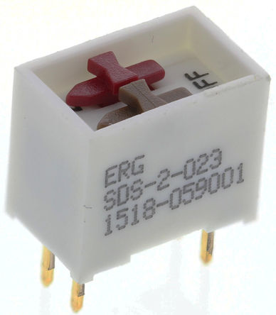 RS Pro - SDS-2-023 - RS Pro SDS-2-023 2λ  ͨ DIP _P, DPST, 1 A @ 100 V		