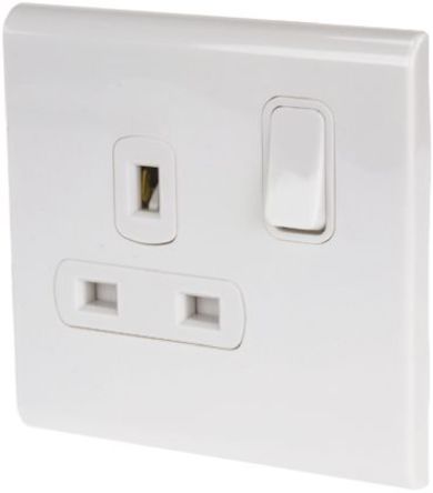 Deta - 8631WH - Deta Screwless Polycarbonate ϵ IP2X 1M  ̼ G  - Ӣʽ 늚 8631WH, O_P, 13A, 230V ac		