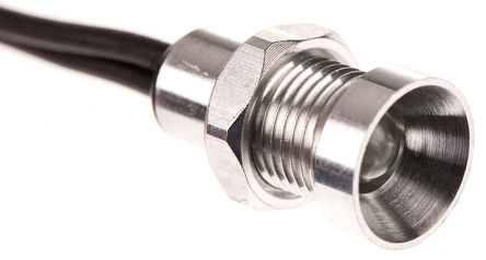 Oxley - OXL/CLH/80/12AC/FL30/White - Oxley IP67 12 V  ɫ 尲b LED ָʾ, 8mmb, Ӷ		