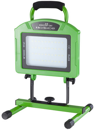 Nightsearcher - NSWORKSTAR-SMT - Nightsearcher WORKSTAR ϵ IP54 LED  NSWORKSTAR-SMT, 10 LED, 20 m䷶, 7.4 V, 306 x 258 x 457 mm		
