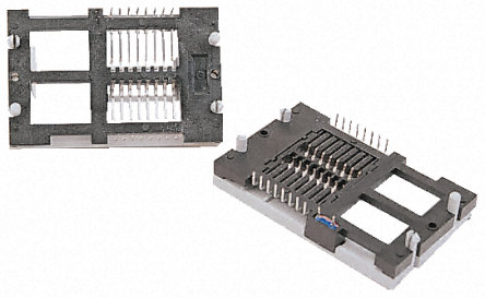Amphenol FCI - 7334L2632F04LF - Amphenol FCI 2.54mm 16(2) ֱ  ͨ Smart Card B 7334L2632F04LF, Ӷ˽		