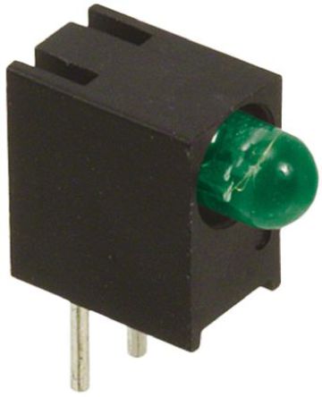 Dialight - 551-0607F - Dialight 551-0607F Gɫ ֱ LED ָʾ, 60 , 1 LED, 7.5 V, ͨװb		