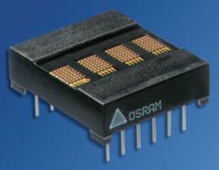 OSRAM Opto Semiconductors - DLG1414 - Osram Opto 4ַ ĸ(sh) 7 x 5c(din) Gɫ LED @ʾ DLG1414, 0.07 mcd/c(din), 3.66mmַ, ͨװb		