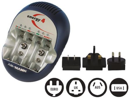 Ansmann - 5C07092/UK - Ansmann 5C07092/UK 2 (9V)/4 (AA)/4 (AAA) Energy 4 k/懚늳 늳س, Ĵ/W/Ӣ/^		