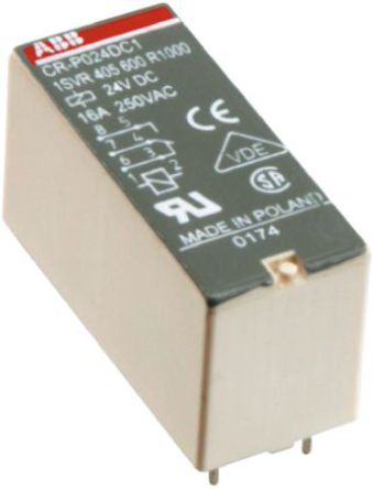 ABB - 1SVR405651R2100 - ABB 1SVR405651R2100 εpS PCBӡˢ·壩b ӿ^ģK, 8A, 28.8V ac		