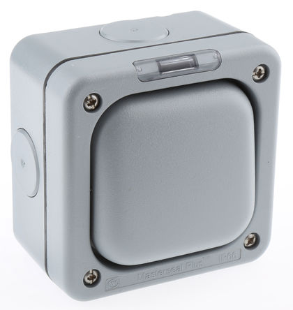 MK - K56401GRY - MK Masterseal ϵ 2 · BS (bio)(zhn) IP66 10 A 250 V  ɫ o(w) ̼֬ uU _(ki)P(gun) K56401GRY, ƽӰb, 1O, ϵᔽӶ ʹ		