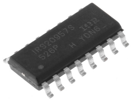 Infineon - IRS20957SPBF - Infineon IRS20957SPBF D  lŴ IC, 800kHz, +125 C, 16_ SOICb		