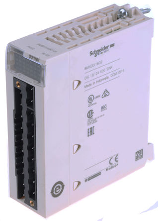Schneider Electric - BMXDDI1602 - Schneider Electric M340 ϵ PLC ݔ/ݔģK BMXDDI1602, 16 x I/O, 24 V ֱ		