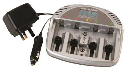 Ansmann - 5707083/UK - Ansmann 5707083/UK 2 (9V)/4 (AA)/4 (AAA)/4 (C)/4 (D) Powerline 5 LCD k/懚늳 늳س, Ӣ^		