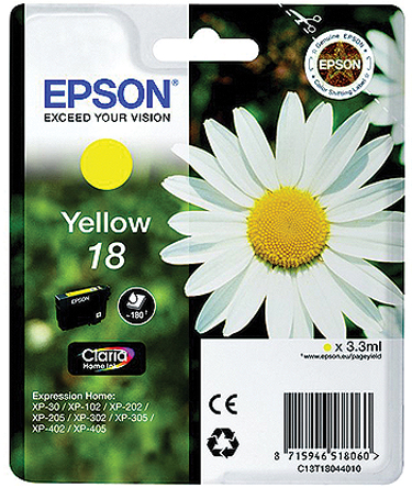 Epson - C13T18044010 - Epson Sɫ ī, 18̖ī, ڶN̖ӡC(j)		