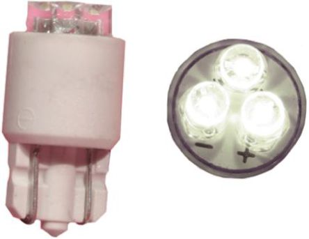 JKL Components - LE-0903-02W - JKL Components ɫ Ш LEDָʾ LE-0903-02W, 12 V ֱ, 15 mA~, 10.4mmֱ, 120ҕ		