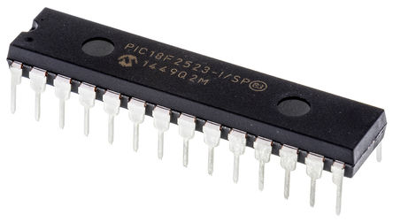 Microchip - PIC18F2523-I/SP - Microchip PIC18F ϵ 8 bit PIC MCU PIC18F2523-I/SP, 40MHz, 32 kB256 B ROM W, 1536 B RAM, SPDIP-28		