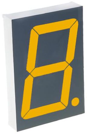 Kingbright - SA40-19SEKWA - Kingbright 1ַ 7  ɫ LED a SA40-19SEKWA, 310 mcd, ҂Сc, 101mmַ, ͨװb		