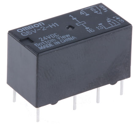 Omron - G5V-2-H1-24VDC - Omron G5V-2-H1-24VDC ppS PCB b ]i^, 24V dc		