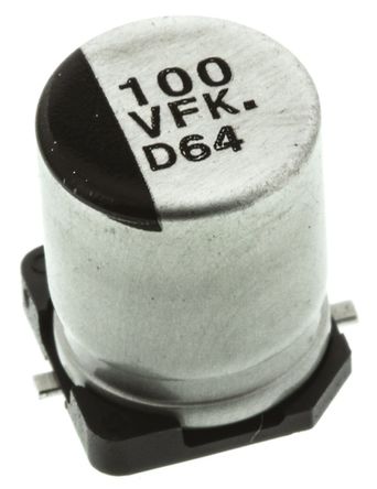 Panasonic - EEEFK1V101AP - Panasonic FK SMD ϵ 35 V ֱ 100F SMD X늽 EEEFK1V101AP, 20%ݲ, 160m(ֵ), +105C		