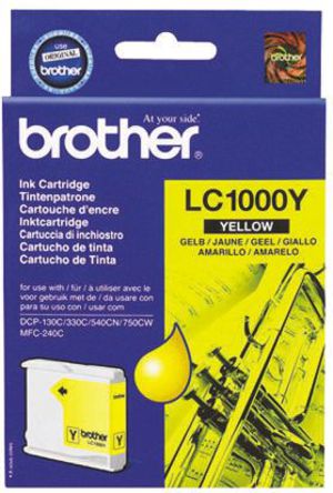 Brother - LC-1000Y - BROTHER Sɫ ī, LC1000Y̖ī, ڶN̖ӡC		