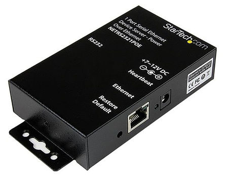 Startech - NETRS2321POE - Startech NETRS2321POE RS232̫W(wng) O, 115.2kbit/s, 110  240 V 		