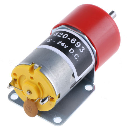 RS Pro - 918D250112 - RS Pro 918D ϵ ֱX݆늄әC 918D250112, ˢ, 12 V12  24 V ֱ, 194 mA, 1200 gcm, 1.3 W, 27 rpm		