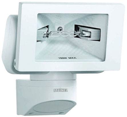 Steinel - HS150S (4 hour override) - IP44 WHT - 150 W PIR  uط, IP44, 230  240 V		