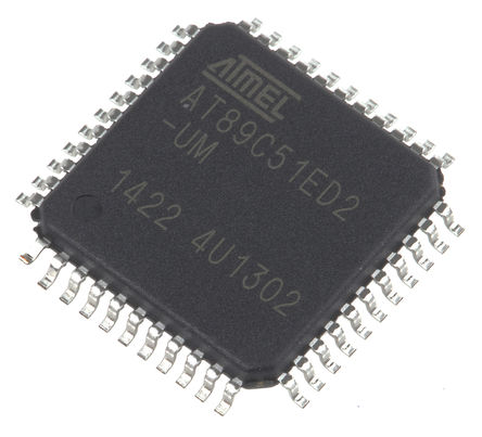 Atmel - AT89C51ED2-RLTUM - Atmel AT89C ϵ 8 bit 8051 MCU AT89C51ED2-RLTUM, 40MHz, 64 kB2048 B ROM W, 256 B1792 B RAM, VQFP-44		