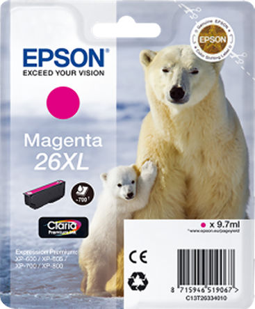 Epson - C13T26334010 - Epson tɫ ī, 26XL̖ī		