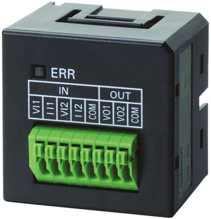 Omron - CP1W-MAB221 - Omron CP1W ϵ PLC ݔ/ݔģK CP1W-MAB221, 2 x I/O, 0  20 mA, 0  10 V, 86 x 90 x 50 mm		