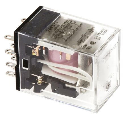 RS Pro - MY4 AC220/240 - RS Pro MY4 AC220/240 4 pS ʽ ]i^, 5 A, 240V ac		