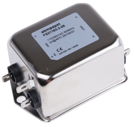 ebm-papst - 920-CON0085-30 - ebm-papst 920-CON0085 ϵ CV 920-CON0085-30, 3A, 230 V ac, mbb		