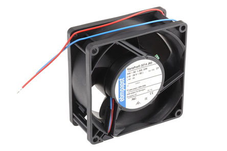 ebm-papst - 3214JH3 - ebm-papst 3200J ϵ 28.3W 24 V ֱ SL 3214JH3, 230m3/h, 10500rpm, 92 x 92 x 38mm		