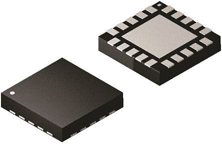Microchip - MCP3911A0-E/ML - Microchip MCP3911A0-E/ML 2ͨ 24 λ 125ksps ģMǰ IC, SPIӿ, 20_ QFNb		