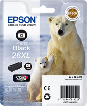 Epson - C13T26314010 - Epson ༈ɫ ī, 26XL̖ī		