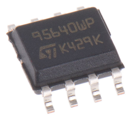 STMicroelectronics - M95640-WMN6P - STMicroelectronics M95640-WMN6P  EEPROM 惦, 64kbit, SPIӿ, 40ns, 2.5  5.5 V, 8_ SOICb		