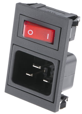 Bulgin - BZV49/Z0000/71 - Bulgin Ƕʽ C20 IEC ^ BZV49/Z0000/71, Ӷ˽, ~16A, 250 V 		