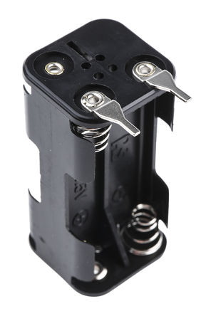 RS Pro - BATTERY HOLDER 4XAAA (PCB) - RS Pro 4 (AAA) 늳, PCBb, Ȧ|c		