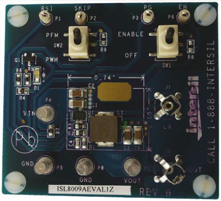Intersil - ISL8009AEVAL1Z - Intersil ISL8009A  uyԇ ISL8009AEVAL1Z		