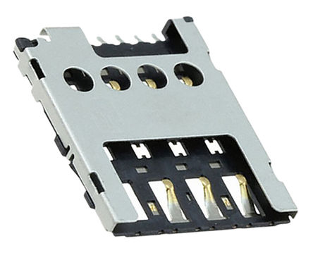 Molex - 78646-3001 - Molex 78646 ϵ 1.27mm 6 ˮƽ ĸ SMT Micro SIM B 78646-3001, ʽ˽		