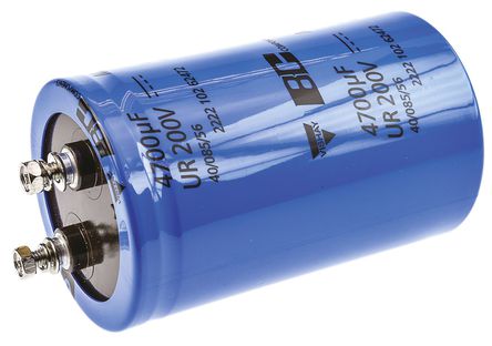 Vishay - MAL210262472E3 - Vishay 102 PHR-STB ϵ 200 V ֱ 4700F X늽 MAL210262472E3, 20%ݲ, 37m(ֵ(lin)), +85C		