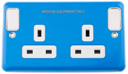 MK - K2947CE BLU - MK Albany Plus ϵ IP2XD 2M RAL5015 䓣僌 G  - Ӣʽ Դ K2947CE BLU, O_P, 13A, 230V ac		