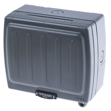 Theben / Timeguard - WXT205 - Theben / Timeguard Weathersafe ϵ IP66 BS ˜ 13A ɫ ̼ RCD  WXT205, N_P, 2M,  140mm  105mm, 230V ac		