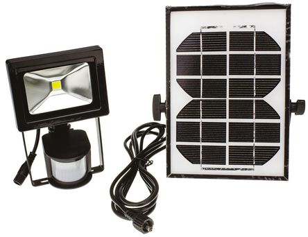 Nightsearcher - ECOSTARSOL-10WPIR - Nightsearcher SOLARSTAR ϵ 10 W IP65 LED  ECOSTARSOL-10WPIR, 1 LED, 15 m䷶, 3.7 V, 147 x 83 x 103 mm, ̫(yng)		