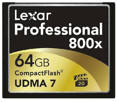 Lexar - LCF64GCRBEU800 - Lexar I 64 GB CF  MLC		