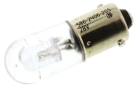 Dialight - 586-2406-205F - Dialight ɫ BA9s LEDָʾ 586-2406-205F, оƬ, 9 mm, 28 V ֱ, 7.5 mA~, 412 mcd, 10mmֱ		