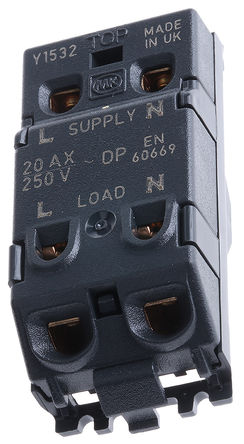 MK - 56896 BLK - MK Grid Plus ϵ 1 · MK Ÿ IP2X 20 A ɫ  ؼȩ uU _(ki)P(gun) 56896 BLK, 2O, ϵᔽӶ		