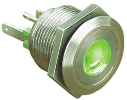 Bulgin - MPI001/RP/GN/24 - Bulgin MPI001/RP/GN/24 IP66 ˲g SP - _ GɫLED 尲b o_P, 50 mA @ 24 V ֱ		