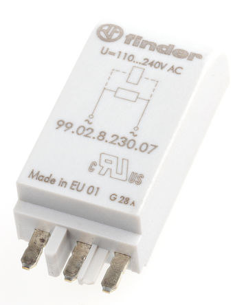 Finder - 99.02.8.230.07 - Finder 99.02.8.230.07 Plug In ӿ^ģK, 240V ac		